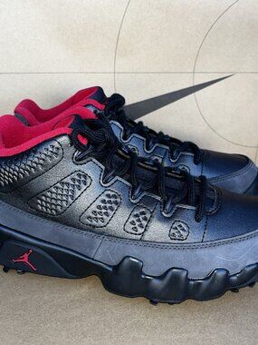 NEW Nike Air Jordan 9 Retro Low Golf Charcoal Black FJ5934-002 Men Size 10